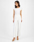 Фото #9 товара Straight-Leg Modern Crepe Dress Pants