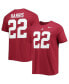 Фото #1 товара Men's Najee Harris Crimson Alabama Crimson Tide Alumni Name and Number Team T-shirt