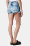 TOPSHOP Womens Embroidered High Rise Cutoff Cotton Shorts Light Denim Size 26