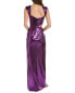 Фото #2 товара Marchesa Notte Floral Embroidered Column Gown Women's 0