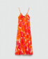 Фото #5 товара Women's Draped Detail Printed Dress