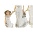 Decorative Figure Home ESPRIT White Beige 14,5 x 8 x 24,5 cm (2 Units)