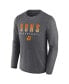 Men's Heathered Charcoal Phoenix Suns Where Legends Play Iconic Practice Long Sleeve T-shirt