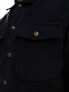 Фото #7 товара Jack & Jones Essentials corduroy overshirt in black