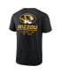 Men's Black Missouri Tigers Game Day 2-Hit T-shirt