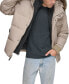 Фото #5 товара Men's Nisko Short Channel Quilted Puffer Jacket with Faux Fur Hood