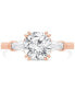 ფოტო #3 პროდუქტის Certified Lab Grown Diamond Engagement Ring (2-1/2 ct. t.w.) in 14k Gold