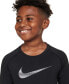 Фото #4 товара Футболка для малышей Nike Pro Warm с длинным рукавом и принтом логотипа
