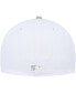 ფოტო #4 პროდუქტის Men's White, Gray Toronto Blue Jays 40th Anniversary Side Patch Peach Undervisor 59FIFTY Fitted Hat