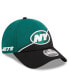 Фото #1 товара Men's Green, Black New York Jets 2023 Sideline 9FORTY Adjustable Hat