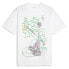 Puma Martí Sawe X Graphic Crew Neck Short Sleeve T-Shirt Mens White Casual Tops XL - фото #3