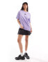 Фото #1 товара The North Face Oversized heavyweight t-shirt in purple Exclusive at ASOS