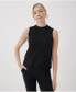 ფოტო #1 პროდუქტის Women's Organic Cotton Airplane Mockneck Shell