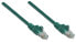Фото #7 товара Intellinet Network Patch Cable - Cat6 - 1m - Green - CCA - U/UTP - PVC - RJ45 - Gold Plated Contacts - Snagless - Booted - Lifetime Warranty - Polybag - 1 m - Cat6 - U/UTP (UTP) - RJ-45 - RJ-45