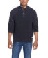 ფოტო #1 პროდუქტის Men's Button Mock Neck Sweater