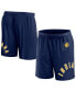 ფოტო #2 პროდუქტის Men's Navy Indiana Pacers Free Throw Mesh Shorts