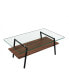 Modern Transparent Glass Coffee Table
