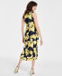 ფოტო #2 პროდუქტის Women's Floral-Print Maxi Dress