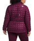 ფოტო #2 პროდუქტის Plus Size Quilted Zip-Up Puffer Jacket