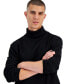 Фото #3 товара Men's Reeves Relaxed Fit Ribbed Turtleneck Sweater