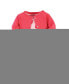 ფოტო #1 პროდუქტის Baby Girls Baby Organic Cotton Dress and Cardigan 2pc Set, Strawberries