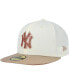 Men's Cream New York Yankees Chrome Camel Rust Undervisor 59FIFTY Fitted Hat