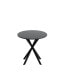 31.5" Modern Cross Leg Round Dining Table