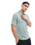 Фото #1 товара Brave Soul textured knit trophy neck polo in mint green