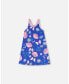 Фото #1 товара Платье для девочек Deux par Deux Royal Blue Printed Pink Lemon