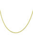 ფოტო #1 პროდუქტის Rope Link Bracelet in 18k Gold-Plated Sterling Silver, Created for Macy's