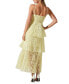 ფოტო #2 პროდუქტის Women's Emmi Printed Pleated Tiered Sleeveless Maxi Dress