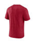 ფოტო #3 პროდუქტის Men's Heathered Red Atlanta Falcons End Around Tri-Blend T-shirt