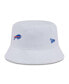 Men's White Buffalo Bills Court Sport Terry Bucket Hat Белый, S - фото #1