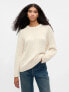 Фото #1 товара Oversized Cable-Knit Sweater