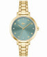 Women's Riga Quartz Gold-Tone Stainless Steel Bracelet Watch 34mm