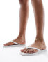 Havaianas square flip flops in white