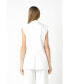 ფოტო #3 პროდუქტის Women's Linen Oversize Vest Blazer