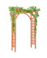 Фото #1 товара Деревянная арка Пергола Costway Premium для сада