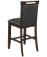 Фото #3 товара Prentiss 2-Piece Asian Hardwood Upholstered Counter Height Chair Set