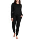 ფოტო #1 პროდუქტის Women's Crew Neck Top with Jogger