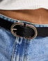 ASOS DESIGN Curve waist and hip jeans belt in black - BLACK XL-2XL - фото #6