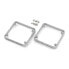 Plastic Frame - plastic frame for prototyping M5Stack modules - gray - 2 pieces - M5Stack A119