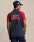 Men's Team USA Custom Slim-Fit Mesh Polo Shirt