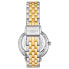 ფოტო #3 პროდუქტის Women's Automatic Alloy Gold Case, Skeleton Dial, Gold SS Link Bracelet Watch Crystal Studded Gold Bezel