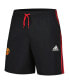 ფოტო #3 პროდუქტის Men's Black Manchester United DNA Shorts