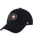 ფოტო #3 პროდუქტის Men's Black Philadelphia Flyers Clean Up Adjustable Hat