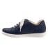 Trotters Adore T2117-400 Womens Blue Leather Lace Up Lifestyle Sneakers Shoes 11 - фото #4