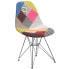 Фото #4 товара Elon Series Milan Patchwork Fabric Chair With Chrome Base
