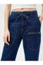 Фото #10 товара Kargo Kot Pantolon Straight Jean Yüksek Bel Düz Paça - Eve Jeans