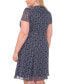 Фото #5 товара Plus Size Printed Pintucked Dress